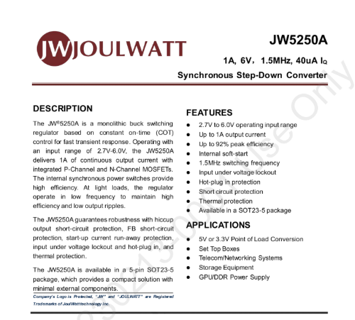 JW5250A